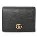 Gucci Accessories | Gucci Wallet Gucci Folding 456126 Petite Marmont Petit Marmont Black | Color: Black | Size: Os