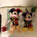 Disney Toys | Mickey And Minnie From Japan | Color: Purple/Red | Size: 12inch