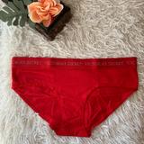 Victoria's Secret Intimates & Sleepwear | - Victoria's Secret Stretch Cotton Logo Hiphugger Panty | Color: Red | Size: Various
