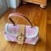 Coach Bags | Coach Hampton Canvas Pink Leather Buckle Soho Purse | Color: Pink | Size: Os