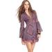 Free People Dresses | Free People Moonlight Bay Bell Sleeve Paisley Dress Size 12 Purple Combo | Color: Purple | Size: 12