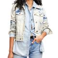 Free People Jackets & Coats | Free People Rumors Denim Jacket Size L Nwt | Color: Blue | Size: L