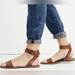 Madewell Shoes | New Madewell Boardwalk Brown Ankle Strap Leather Sandal Size 10 English Saddle | Color: Tan | Size: 10