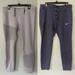 Nike Pants & Jumpsuits | 2 Pairs Nike Power Epic Run Mid Rise Running Tight Leggings Nwot Xl | Color: Blue/Gray | Size: Xl