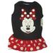 Disney Dog | Disney Minnie Mouse Dog Pet Dress Girls Costume Cat Halloween Party Wear Lg | Color: Black/Red | Size: Large