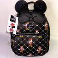 Disney Bags | Disney Minnie Mouse Icon Ltd Edition Bow & Ears Mini-Backpack | Color: Black/Silver | Size: Os