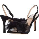 Kate Spade Shoes | Kate Spade Bridal Sparkle Slingback Heeled Sandals Black New Size 7.5 | Color: Black | Size: 7.5