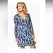 Lilly Pulitzer Dresses | Lilly Pulitzer Nwt Mirelle Wrap Romper Oyster Bay Navy De Vine Size L Gorgeous! | Color: Blue/Pink | Size: L