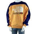 Gucci Sweaters | Gucci Men's Gucci X The North Face Sweatshirt Yellow & Blue Sz M | Color: Blue/Yellow | Size: M