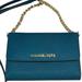 Michael Kors Bags | Michael Kors Jet Set Cross Body Wallet Cross Body Bag Purse Blue / Green Chain | Color: Blue/Green | Size: Os