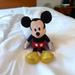 Disney Toys | Disney Ty Sparkle Mickey Mouse 14" Plush Stuffed Animal Shiny Shoes Gloves Guc | Color: Black/Red | Size: 14"