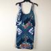 Anthropologie Dresses | Maeve Anthro Tiered Floral Dress. Size 8. Blue And Orange Tones. So Cute! | Color: Blue/Orange | Size: 8