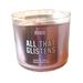 Pink Victoria's Secret Accents | All That Glistens Victoria’s Secret Pink Metallic 3 Wick Candle New | Color: Pink/Silver | Size: 14.5 Oz