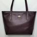 Coach Bags | Coach Mini City Zip Medium Tote | Color: Brown/Purple | Size: Os