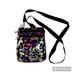 Disney Bags | Disney Parks Mickey Mouse Black 4 Zipper Crossbody Bag Purse | Color: Black/Purple | Size: Os