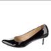 Gucci Shoes | Gucci Black Leather Kitten Pump Size 35.5 (Us 5.5) | Color: Black | Size: 5.5