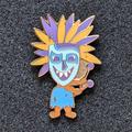 Disney Jewelry | It's A Small World Disney Pin: Polynesian Boy | Color: Blue | Size: Os