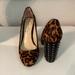 Jessica Simpson Shoes | Jessica Simpson Pony Hair, Cheetah, Print, Studded Heels | Color: Black/Brown | Size: 7