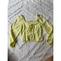 American Eagle Outfitters Tops | American Eagle Corset Top Size Xs | Color: Yellow | Size: Xs