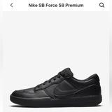 Nike Shoes | Bnib Nike Black Sb Force 58 Premium Skate Shoes Men’s 9.5 | Color: Black | Size: 9.5