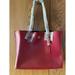 Coach Bags | Coach Mollie Tote Purse Handbag Red Oxblood Pebble Leather Nwt | Color: Red | Size: Os