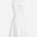 J. Crew Dresses | J Crew Cloudstretch Side Slit Racerback Sports Skort Dress Wht Nwt Sz M | Color: White | Size: M