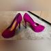 Jessica Simpson Shoes | Jessica Simpson Pink Suede Barbie Heels | Color: Pink | Size: 7.5