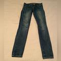 American Eagle Outfitters Jeans | Low Rise Blue Skinny Jeans/Jeggings Size 2 | Color: Blue | Size: 2