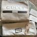 Gucci Bags | Gucci Pebbled Calfskin Logo Portfolio Clutch White | Color: Cream | Size: Os