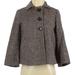 Michael Kors Jackets & Coats | Michael Kors Brown Tweed-Like Cardigan Blazer | Color: Brown | Size: Xs