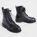 Anthropologie Shoes | Anthropologie Shane Women's Combat Boots, Size 6.5 / 37 Eu | Color: Black | Size: 6.5
