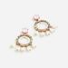 J. Crew Jewelry | Jcrew Beautiful Multi-Color Post Earrings With Dangling Pearls | Color: Pink/White | Size: Os