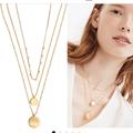 Madewell Jewelry | (48)Madewell, Nwot Coin, Layered Necklace | Color: Gold | Size: Os