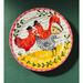 Anthropologie Holiday | Anthropologie Emily Maude Twelve 12 Days Christmas Plate 3 French Hens | Color: Gold/Orange | Size: Os