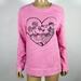 Disney Tops | Disney Parks Women’s Size Medium Mickey Minnie Mouse Heart Pullover | Color: Tan | Size: M