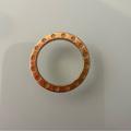 Madewell Jewelry | Madewell Gold Ring With Circle Pattern Size 8 | Color: Gold | Size: 8