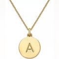 Kate Spade Jewelry | Kate Spade 12k Gold-Plated Initials Pendant Necklace, 17" + 3" Extender | Color: Gold | Size: Os