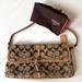 Coach Bags | Coach Signature C Jacquard & Leather Trim Envelope Bag | Color: Brown/Tan | Size: Os