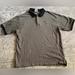 Disney Shirts | Disneyland Resort Polo Shirt Herringbone Sz L Mickey Mouse Short Sleeve Brown | Color: Brown/Gray | Size: L