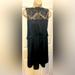 Free People Dresses | Ecu Free People, Lace And Polyester Black Dress | Color: Black | Size: L