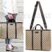 Gucci Bags | Gucci Beige/Brown Original Gg Canvas Brown Leather Large Tote Shoulder Strap Bag | Color: Brown/Tan | Size: Os