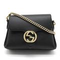 Louis Vuitton Bags | Gucci Gg Chain Shoulder Bag Black Outlet Product Gold Hardware | Color: Black | Size: Os
