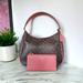 Coach Bags | Coach Signature Zip Shoulder Bag Set | Color: Brown/Pink | Size: Os