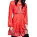 Free People Dresses | Lnc - Free People Coryn Minidress, Coral/Red, Size 10 | Color: Black/Red | Size: 10