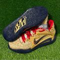 Nike Shoes | New Nike Kd 15 Olympics Gold Metal Kevin Durant Basketball Shoes Men’s Size 15.5 | Color: Blue/Gold | Size: 15.5