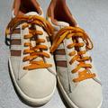 Adidas Shoes | Adidas Campus, Suede, Cream/Spice, 7.5 | Color: Cream/Orange | Size: 7.5