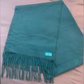 Coach Accessories | Coach Accessories | Coach Cashmere Scarf | Color: Blue/Green (Teal)| Size: Os | Color: Blue/Green | Size: Os