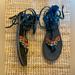 Free People Shoes | Free People Black Sandals Size 8 | Color: Black | Size: 8
