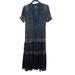 Free People Dresses | Free People Women's Black Combo Floral Rare Feeling Boho Maxi Dress | Color: Black/Red | Size: S