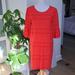 J. Crew Dresses | J. Crew Hot Coral Eyelet Tie Back Tunic Dress - Size 8 | Color: Red | Size: 8